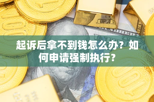武汉起诉后拿不到钱怎么办？如何申请强制执行？