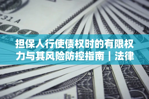 武汉担保人行使债权时的有限权力与其风险防控指南｜法律实务解析