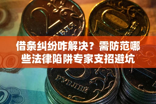 武汉借条纠纷咋解决？需防范哪些法律陷阱专家支招避坑