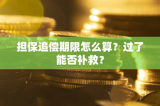 武汉担保追偿期限怎么算？过了能否补救？